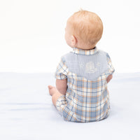 Angel Dear Western Boot Plaid Western Pearl Snap Shortie