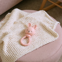 Itzy Ritzy -  Pink Bunny Sweetie Rattle™