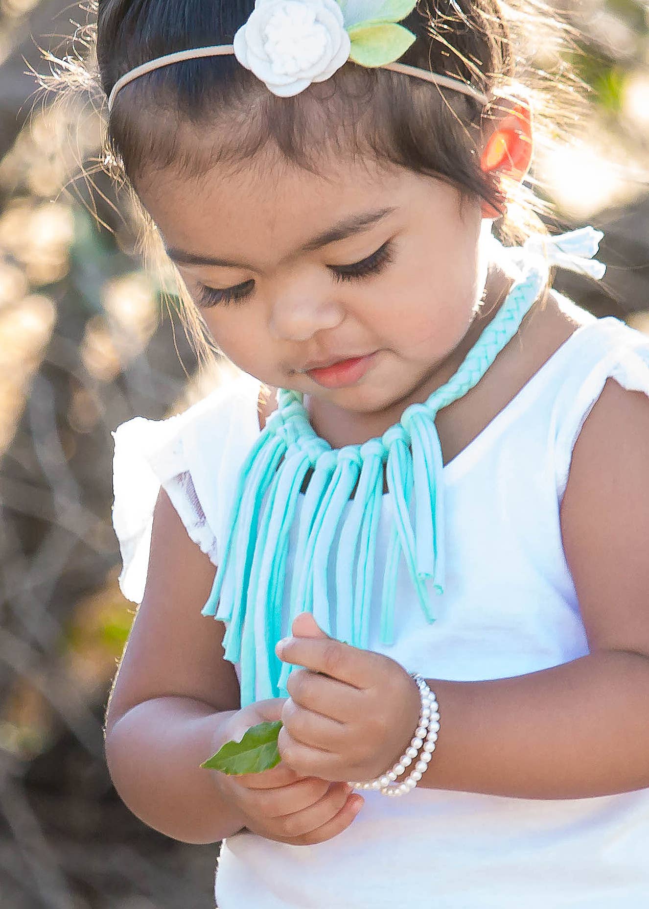 Cherished Moments - Girls Sterling Silver Double-Strand Kids Pearl Bracelet