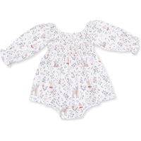 Angel Dear Enchanted Woodland Caitlyn Smocked All in One
