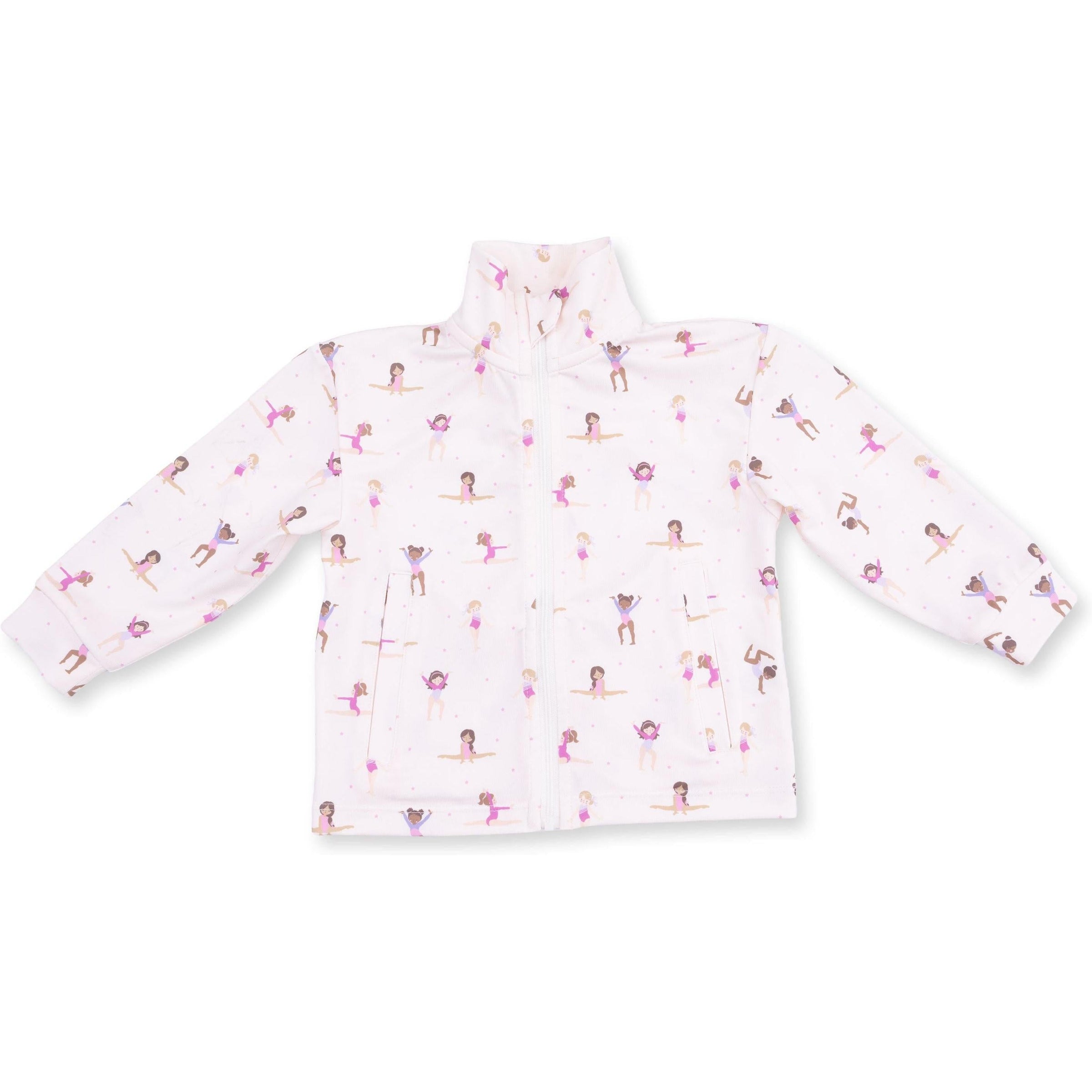 Angel Dear Tiny Tumblers Activewear Mock Neck Active Jacket