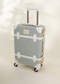 Coco Village Vegan Leather Carry-On Suitcase | Ocean