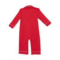 Angel Dear Ribbon Red Long Sleeve Coat Style Romper