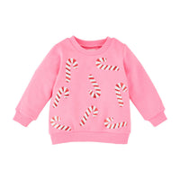 Mud Pie Candy Cane Sweatshirt