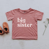 Gladfolk Mauve Big Sister Kids Tee