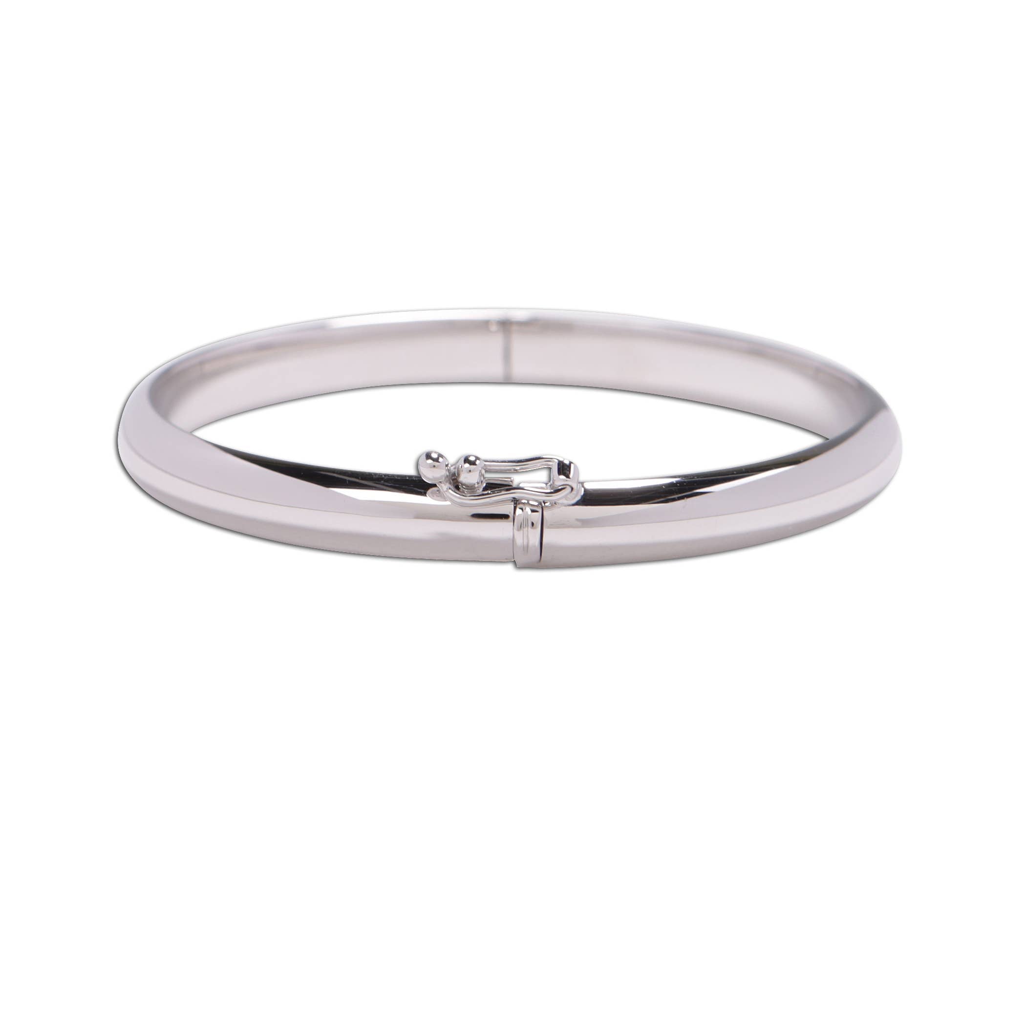 Cherished Moments - Classic Silver Bangle Bracelets for Babies, Kids or Women