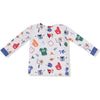 Angel Dear Game Day Grey Long Sleeve Loungewear Set