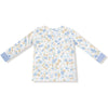 Angel Dear Sweet Rose Calico Long Sleeve Loungewear Set