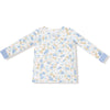 Angel Dear Sweet Rose Calico Long Sleeve Loungewear Set
