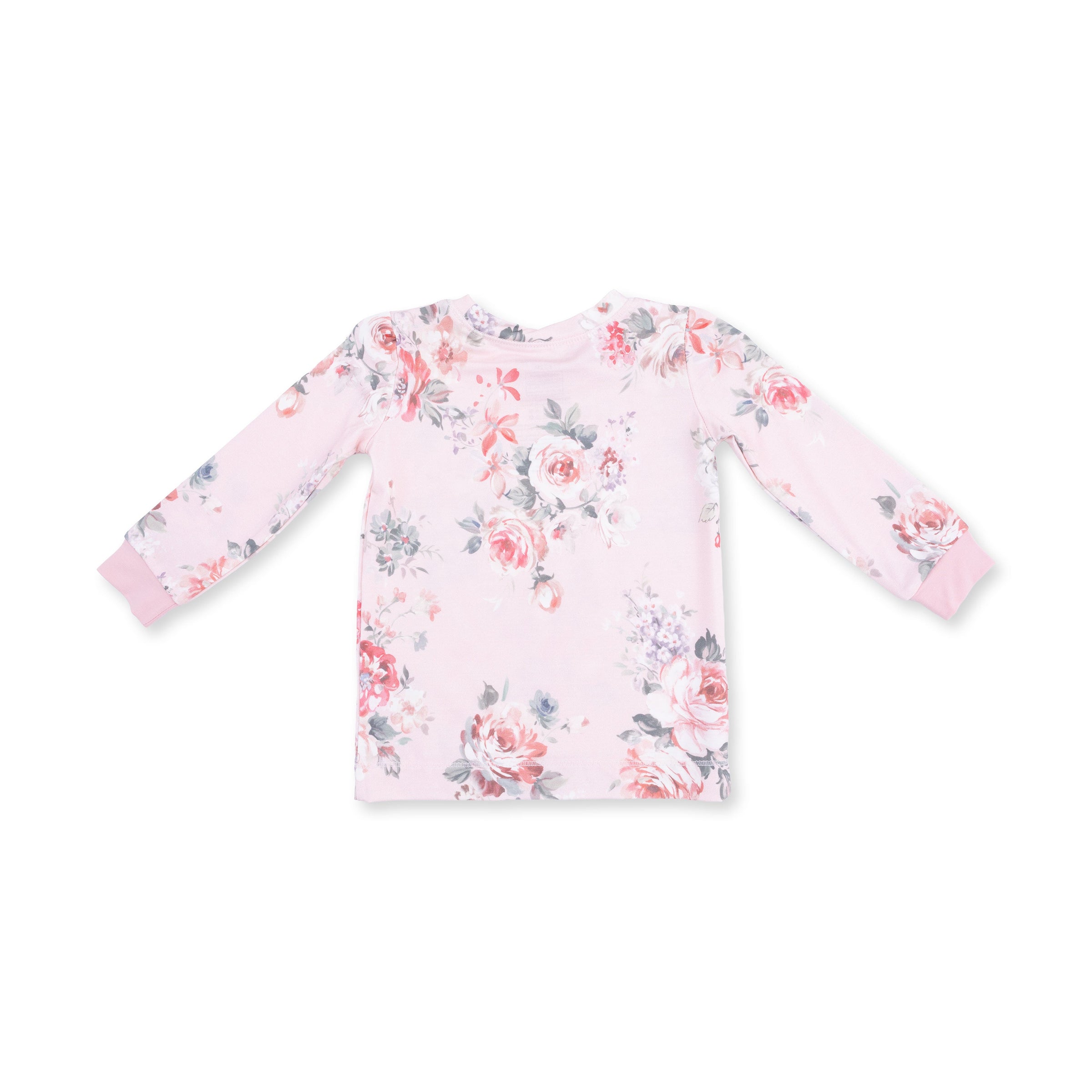 Angel Dear Painterly Rose Bouquets Long Sleeve Loungewear Set