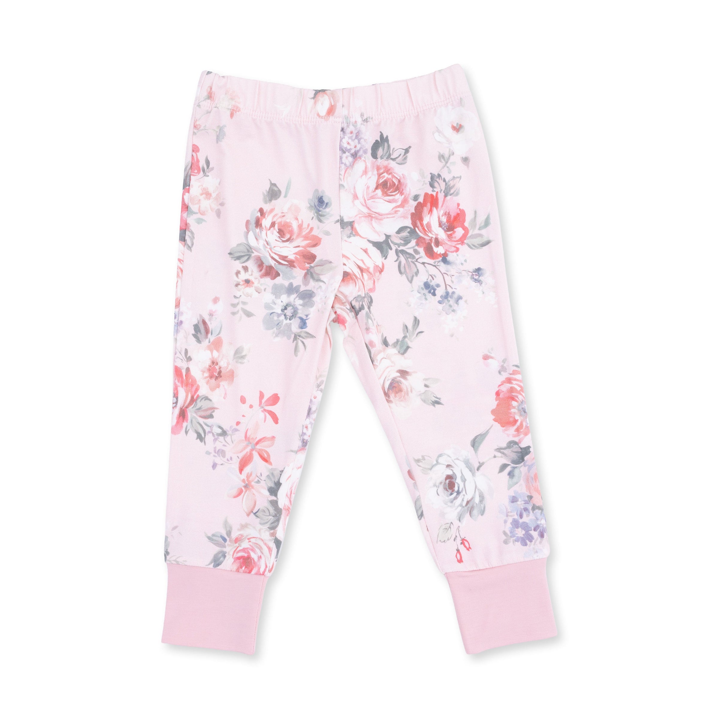 Angel Dear Painterly Rose Bouquets Long Sleeve Loungewear Set