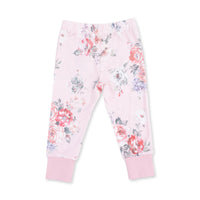 Angel Dear Painterly Rose Bouquets Long Sleeve Loungewear Set