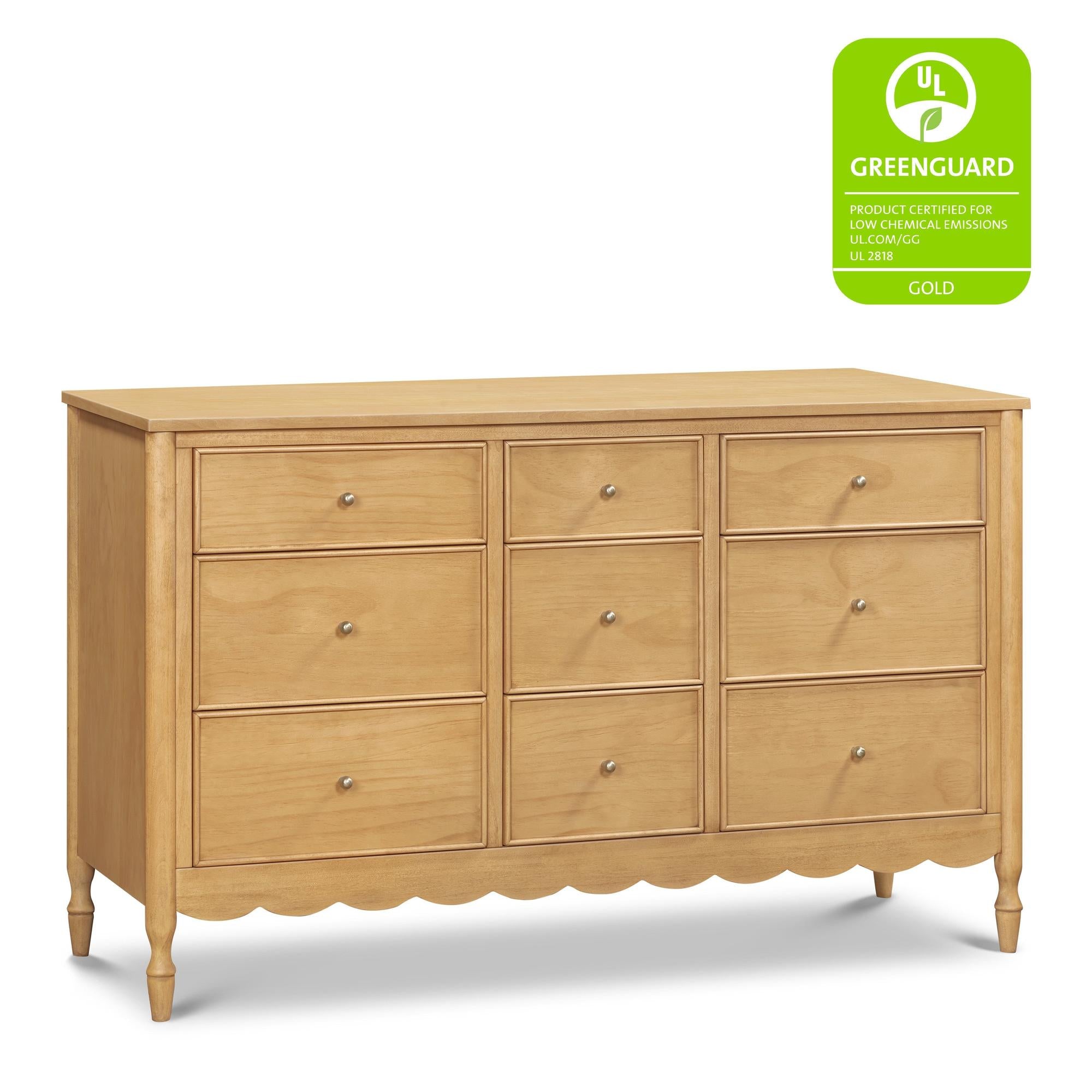 Ambrosia 9-Drawer Assembled Dresser Namesake Color: Natural Walnut