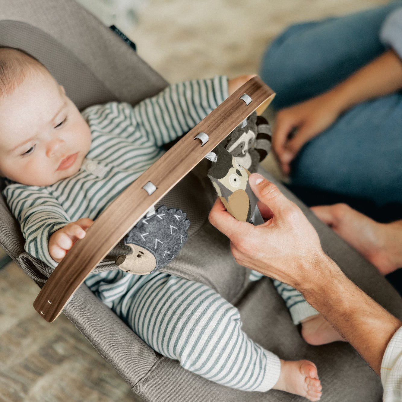 uppababy toy bar UPPAbaby Mira Bouncer Forest Fun Toy Bar