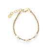 Cherished Moments Little Girls14K Gold-Plated Pearl Baby Bracelet for Kids