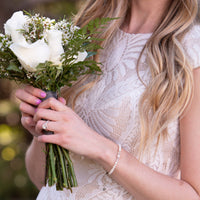 Cherished Moments - Cherished Babe to Bride Sterling Silver Baby Bracelet Gift