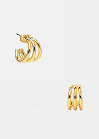 Brenda Grands Jewelry - 18K Gold Triple Mini Hoops