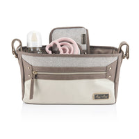 Itzy Ritzy Vanilla Latte Travel Stroller Caddy