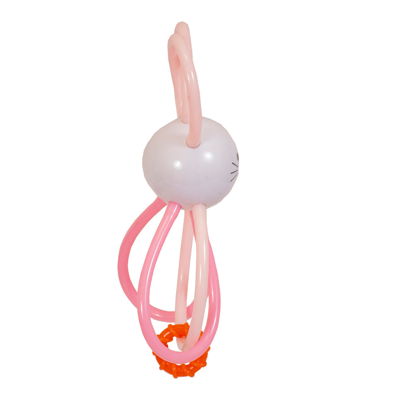 Manhattan Toy Zoo Winkle Bunny Teether Pink