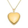 Cherished Moments 14K Gold-Plated Heart Locket for Little Girls and Kids: 14 inch