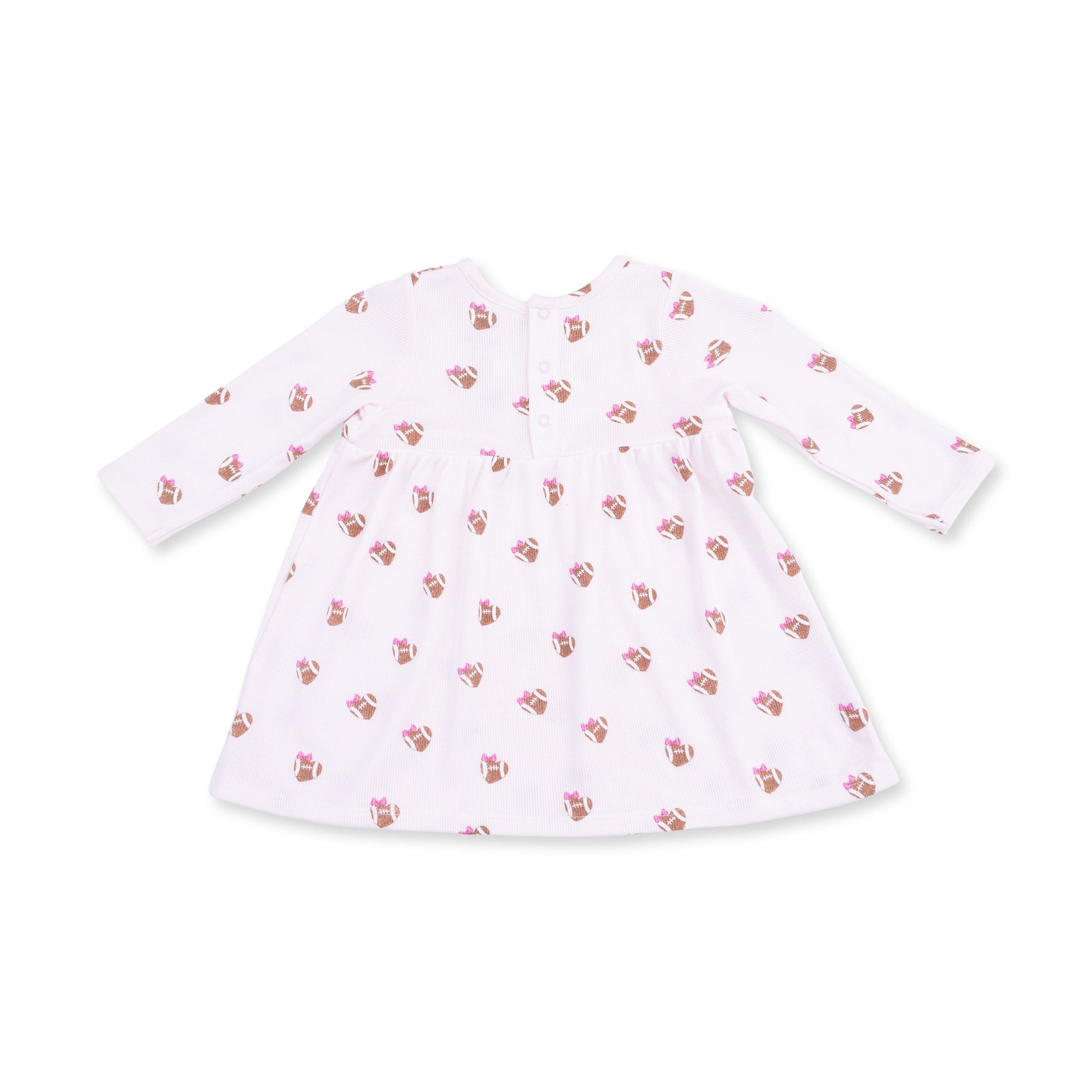Angel Dear Mini Football Hearts Simple Dress & Bloomer