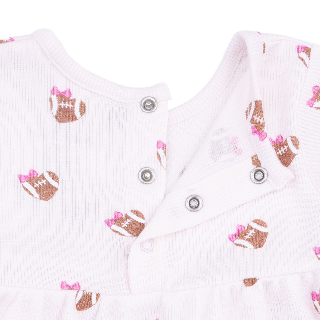 Angel Dear Mini Football Hearts Simple Dress & Bloomer