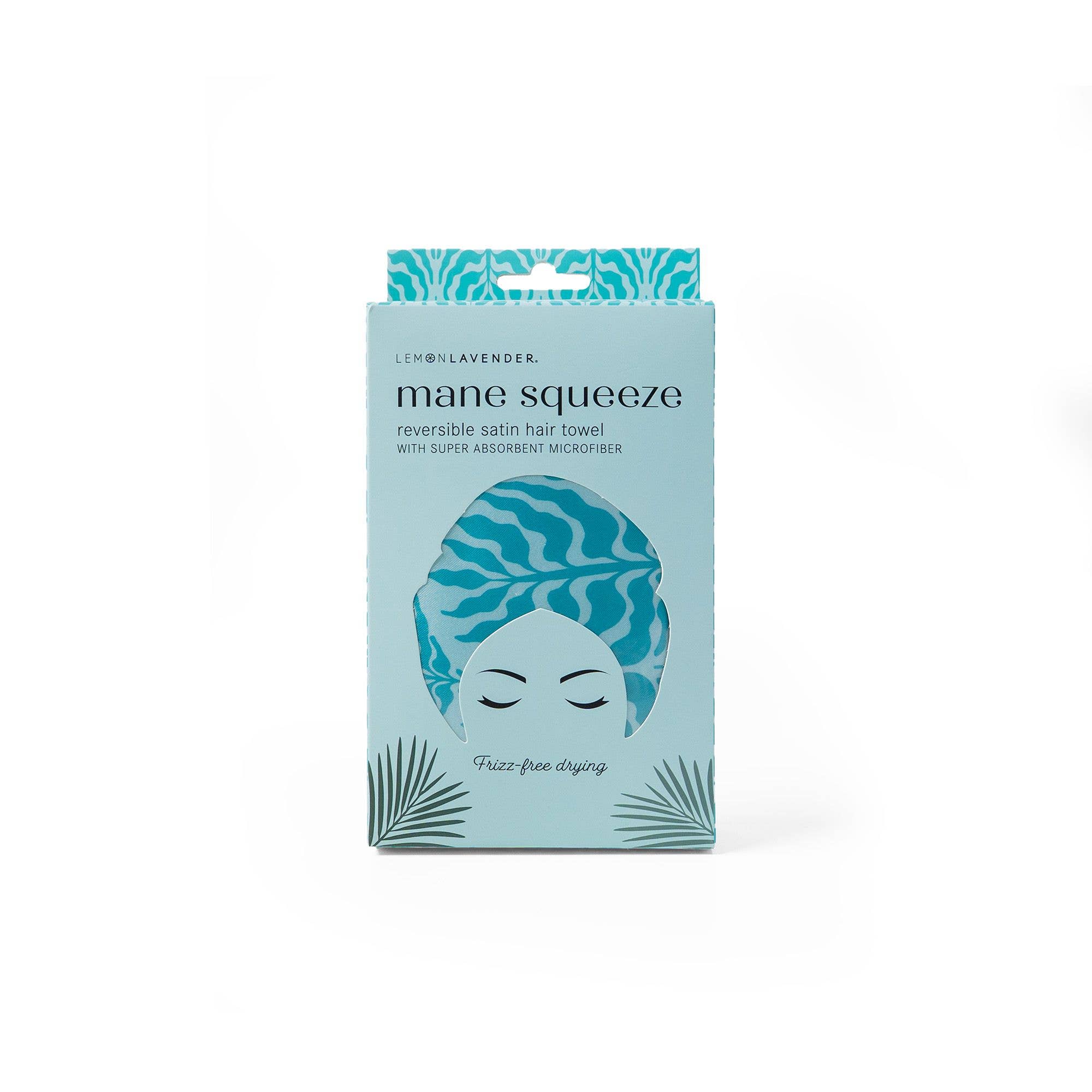 DM Merchandising - Lemon Lavender Mane Squeeze Reversible Satin Hair Towel
