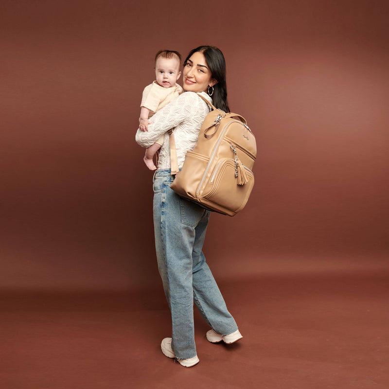 Itzy Ritzy Chai Latte Boss Plus™ Backpack Diaper Bag