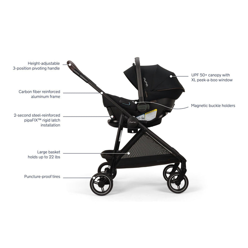 Nuna Pipa Urbn FLEX System Stroller + Car Seat