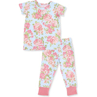 Angel Dear Angeline Floral Short Sleeve Loungewear Set