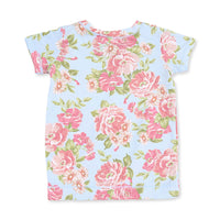 Angel Dear Angeline Floral Short Sleeve Loungewear Set