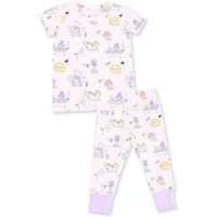 Angel Dear Spa Dogs Short Sleeve Loungewear Set