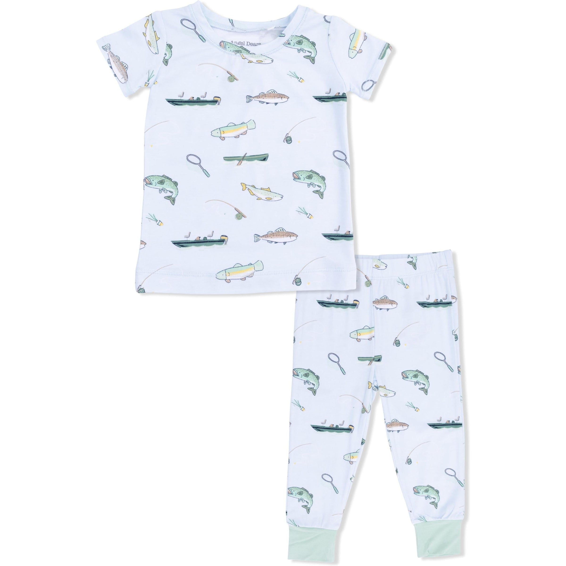 Angel Dear Fishing Short Sleeve Loungewear Set