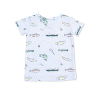 Angel Dear Fishing Short Sleeve Loungewear Set