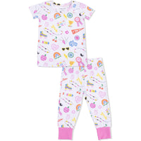 Angel Dear Girl Power Short Sleeve Loungewear Set