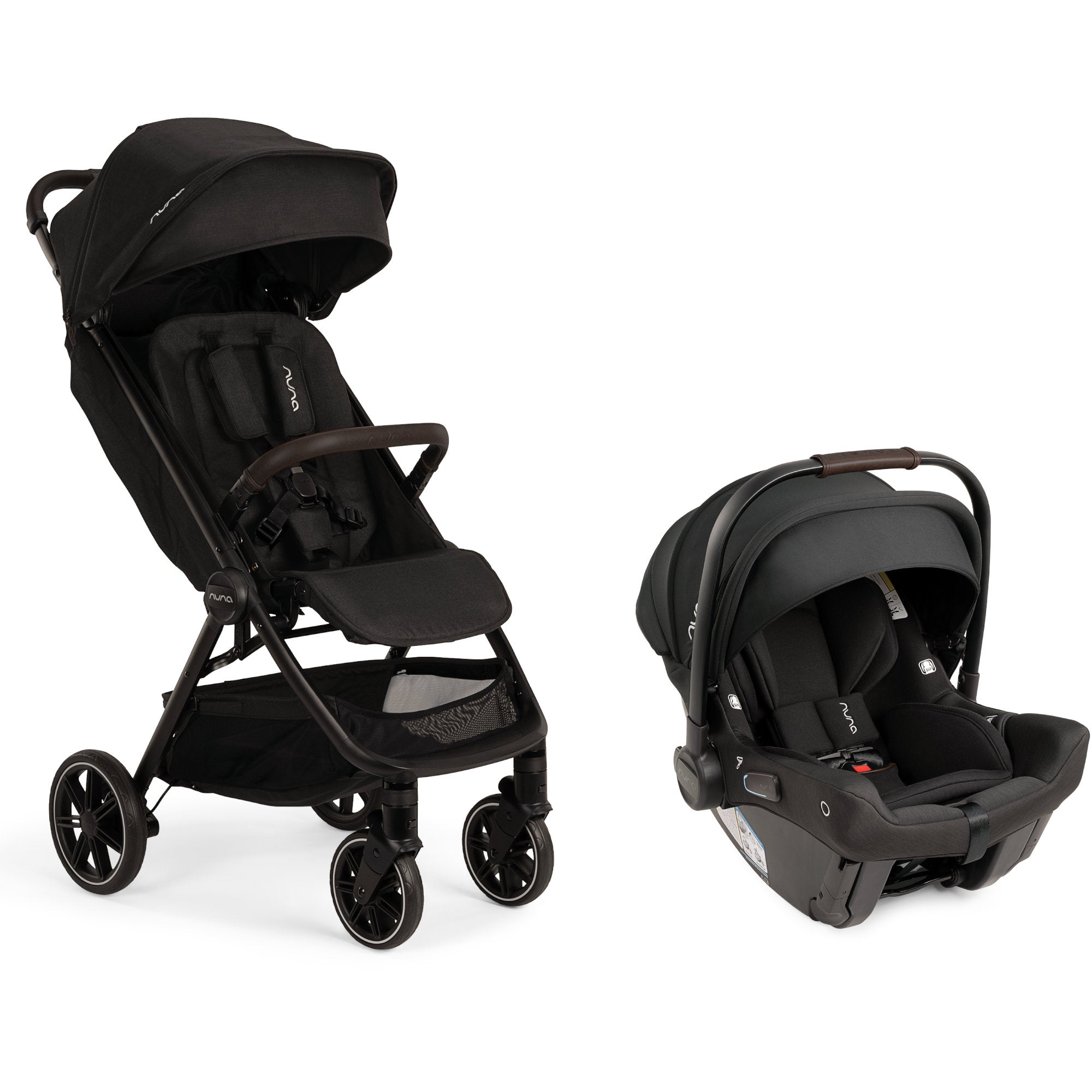nuna white stroller Nuna PIPA Urbn + TRVL LX Travel System