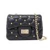 Tiny Treats Classic Quilted Stud Mini Bag: Pink