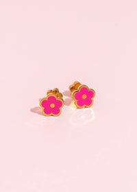 Pierced Co - Hot Pink Flower
