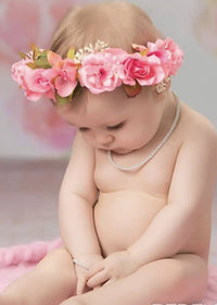 Cherished Moments - Girls Sterling Silver Strand of Pearls Kids Necklace