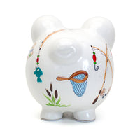 Child To Cherish® - Gone Fishing Large Piggy Bank