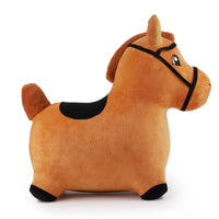 iPlay iLearn Bouncy Pals Brown Horse