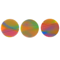 The Pencil Grip Silicone Zen Dots, Neon,  Textured Fidget Strips, 3 Pack