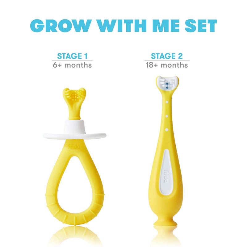 Frida Grow-With-Me Training Toothbrush Set