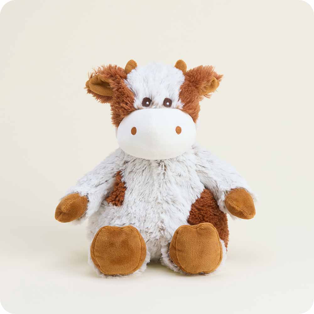 Warmies: America’s Favorite Microwave Plush Brand - Cinnamon Latte Cow Warmies