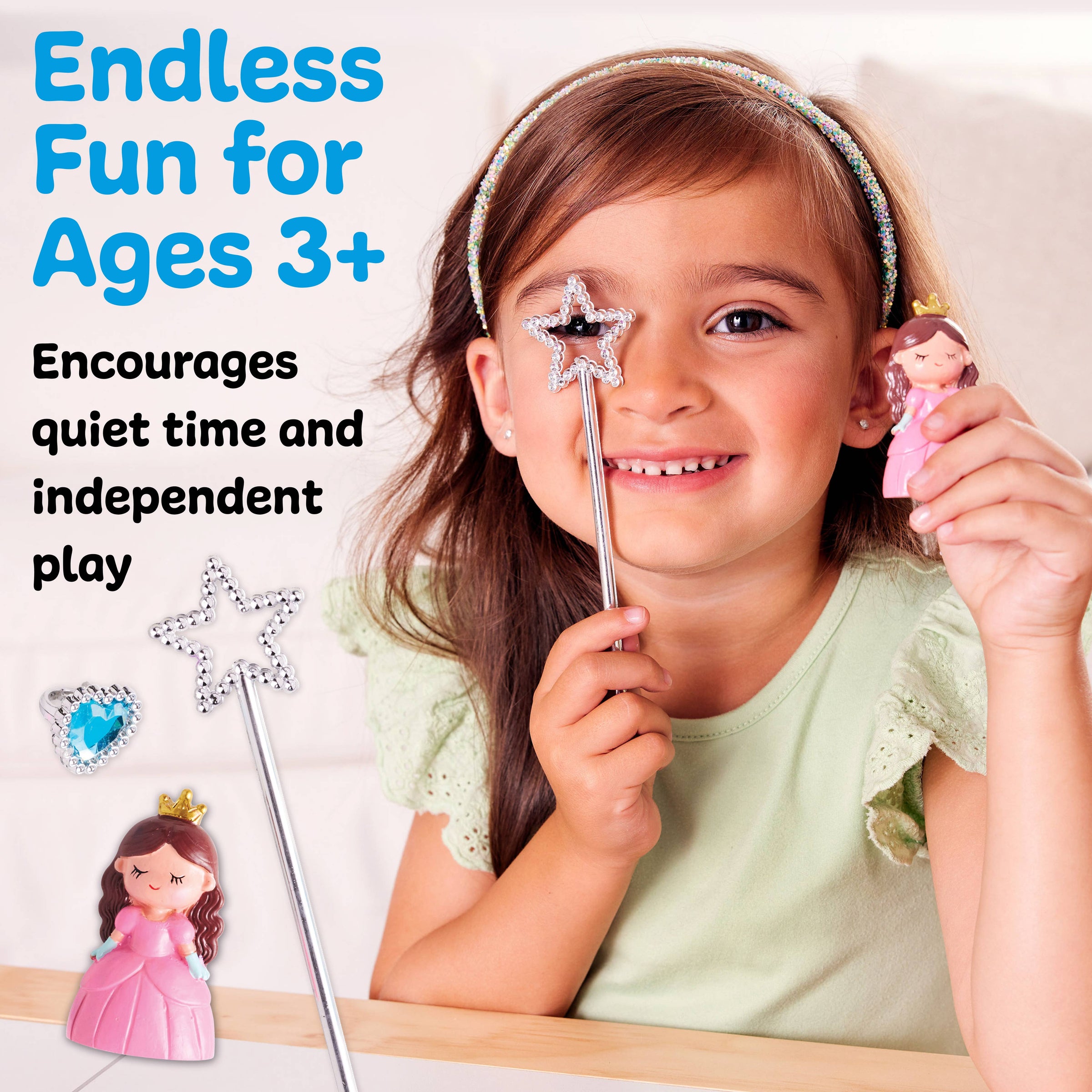 Faber-Castell / Creativity for Kids - Sensory Pack Princess On the Go Play Set for Kids