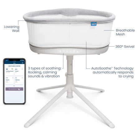 BassiNest® Connected Swivel Sleeper 3.0 - Smart Bassinet