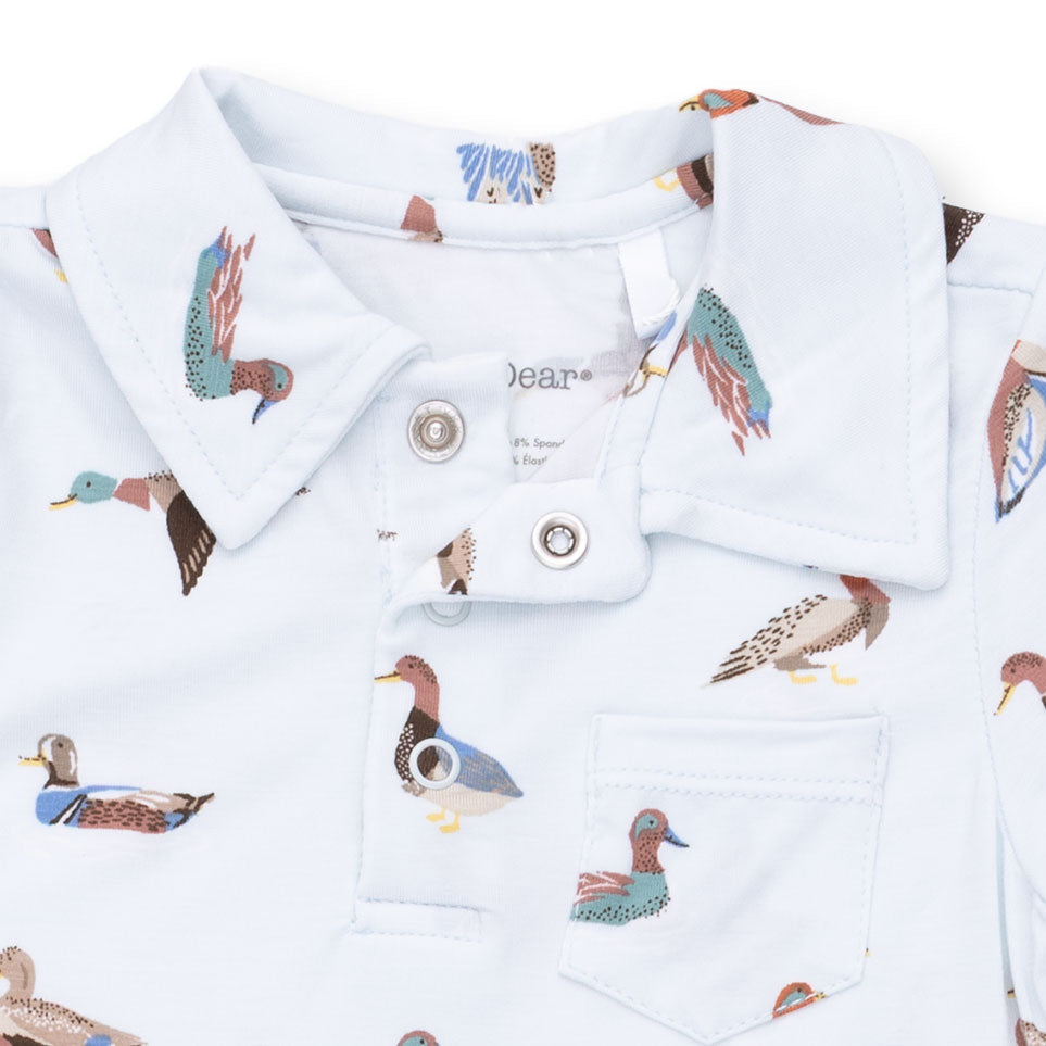 Angel Dear American Ducks Polo Romper