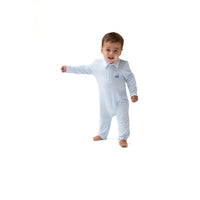 Angel Dear Baby Golf Carts Blue Polo Romper