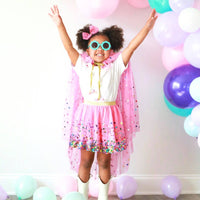 Sweet Wink Raspberry Confetti Tutu - Dress Up Skirt - Kids Tutu