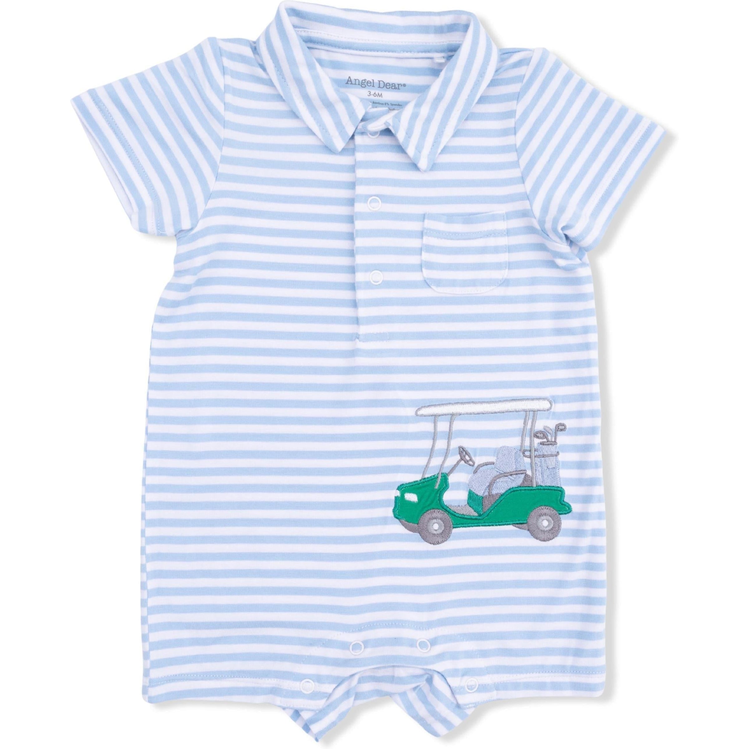 Angel Dear Striped Golf Polo Shortie